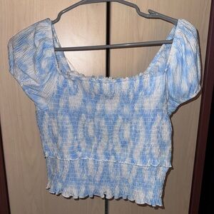 Lush Women Smocked  Top size M